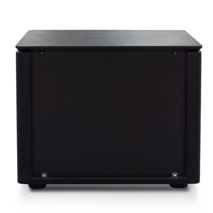 CST2844-CN - Bedside Table - Black Oak Veneer