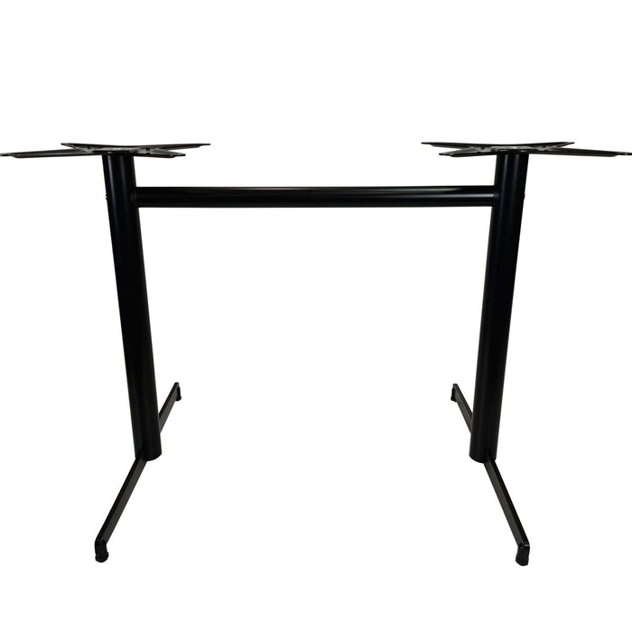Durafurn Stockholm Twin Base - Round Pole - Black