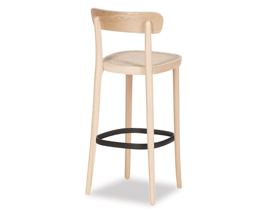 Liana Stool - Natural - Cane Seat - 66cm Seat Height (Kitchen Bench height)