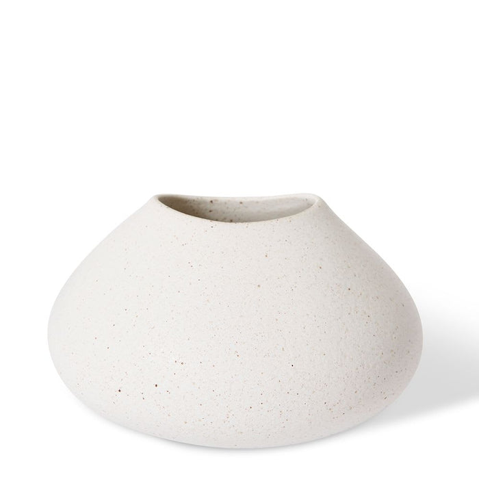 Matias Pod Vase - Sandy White, 14cm (H)