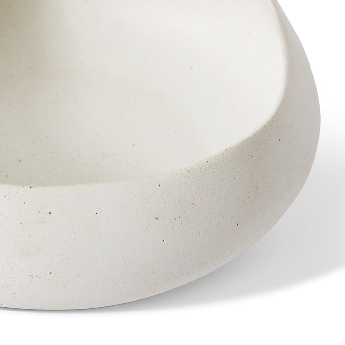 Matias Shoreline Bowl - Sandy White, 10cm (H)