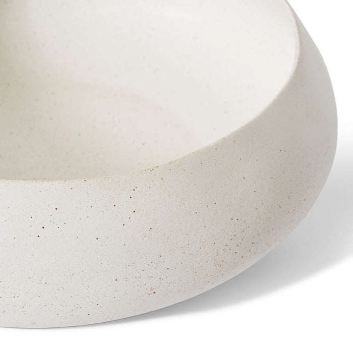 Matias Shoreline Bowl - Sandy White, 13cm (H)