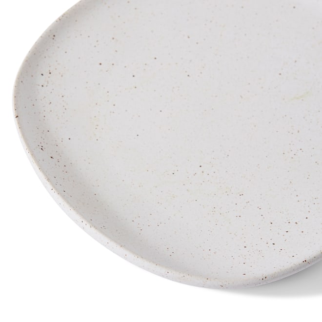 Matias Plate Small - Sandy White