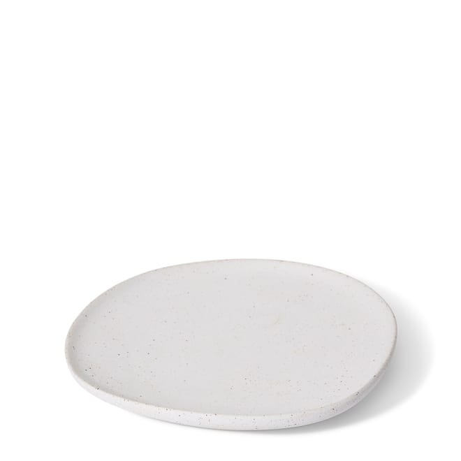 Matias Plate Small - Sandy White