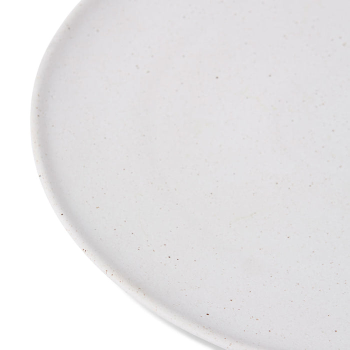 Matias Plate Large - Sandy White