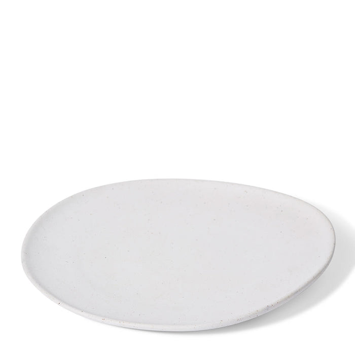 Matias Plate Large - Sandy White