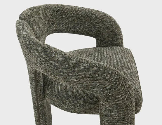 Sweep Armchair - Green, Wood