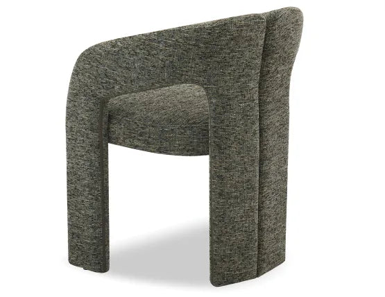 Sweep Armchair - Green, Wood