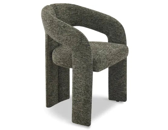Sweep Armchair - Green, Wood
