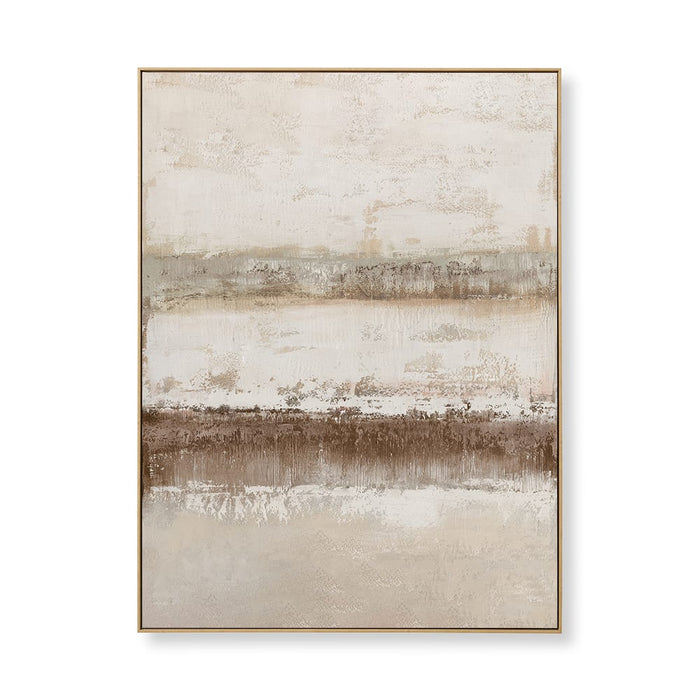 Subtle Shift Hand Painted Wal - Beige, 120cm (H)