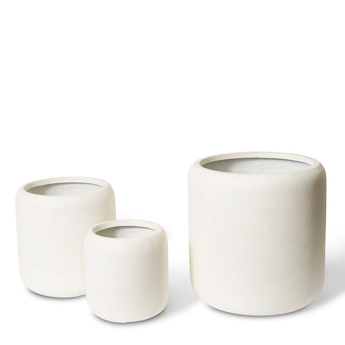 Saheed Fibrestone Planter S3 - Beige