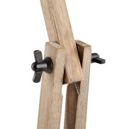 Table Lamp with Black w/Gold Inside Gappy Shade