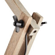 Table Lamp with Black w/Gold Inside Gourd Shade