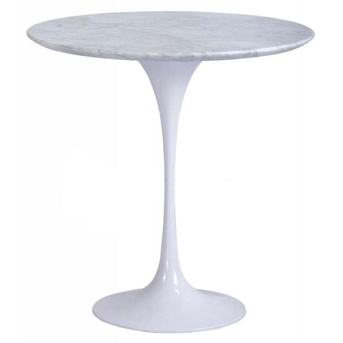 CDT110A Table 50cm - Marble Top - Aluminium