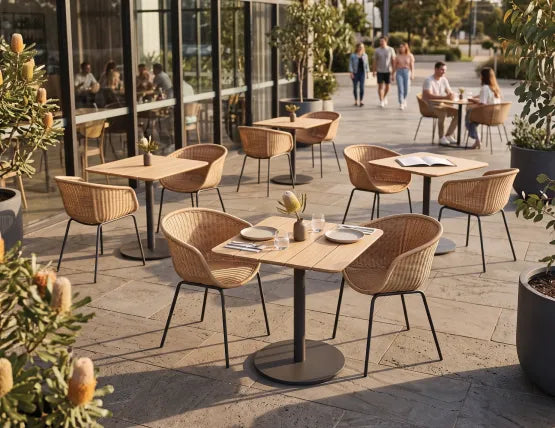 Tulum Rattan Armchair - Outdoor - Charcoal