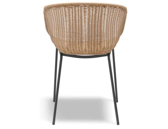 Tulum Rattan Armchair - Outdoor - Charcoal