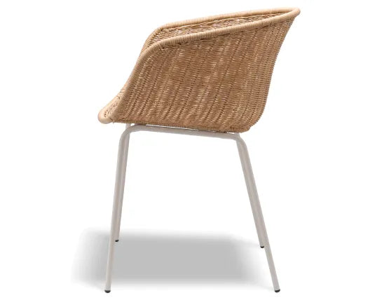 Tulum Rattan Armchair - Outdoor - Latte