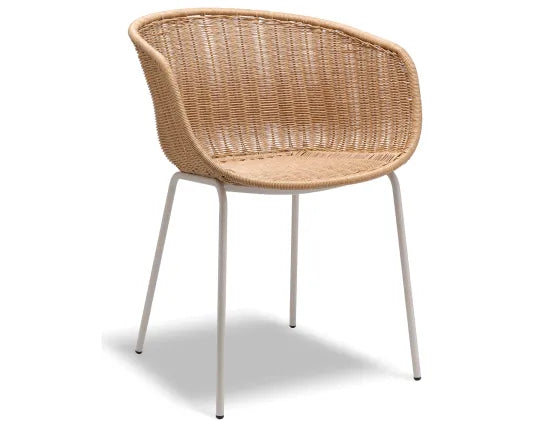 Tulum Rattan Armchair - Outdoor - Latte