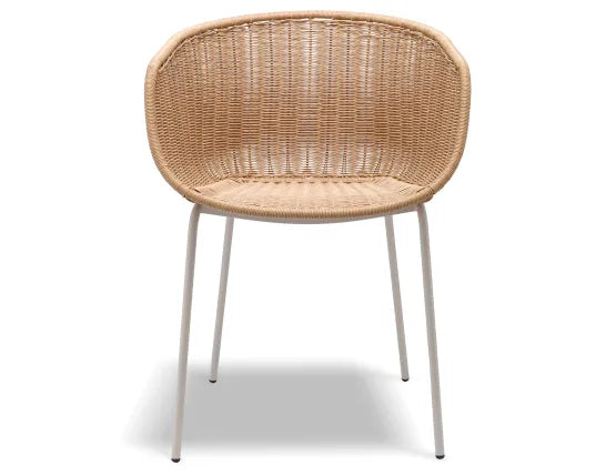 Tulum Rattan Armchair - Outdoor - Latte
