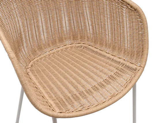 Tulum Rattan Armchair - Outdoor - Latte