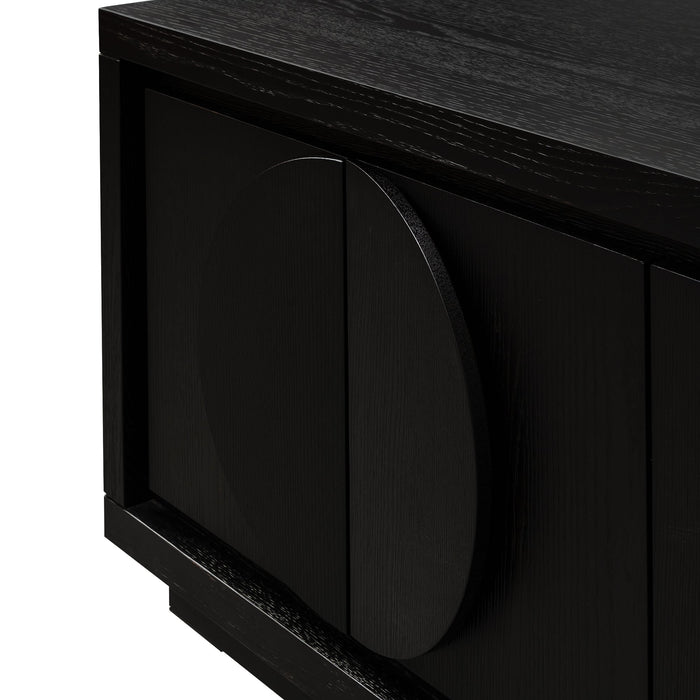 CTV2901-VA 2m Entertainment TV Unit - Textured Espresso Black