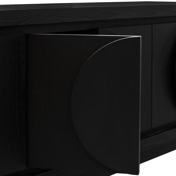 CTV2901-VA 2m Entertainment TV Unit - Textured Espresso Black