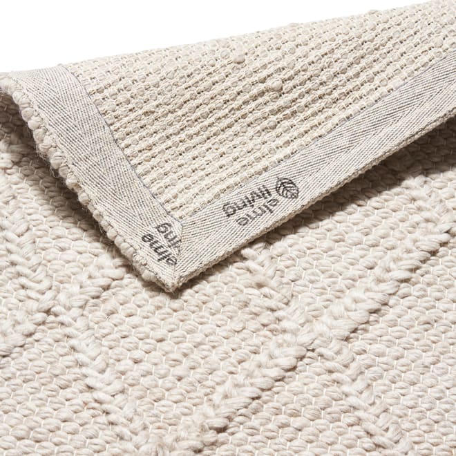 Mika Floor Rug - Sand, 1cm (H)