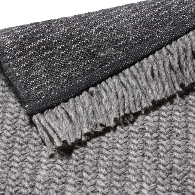 Lumi Floor Rug - Grey, 1cm (H)