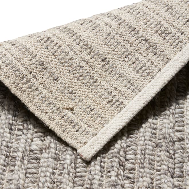 Flint Floor Rug - Grey, 1cm (H)