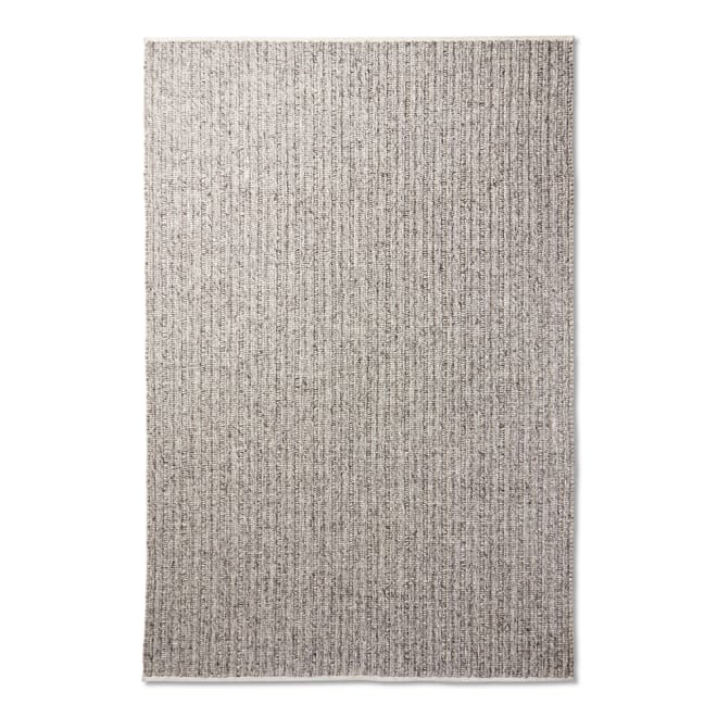 Flint Floor Rug - Grey, 1cm (H)