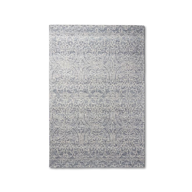 Domoni Floor Rug - Blue, 1cm (H)