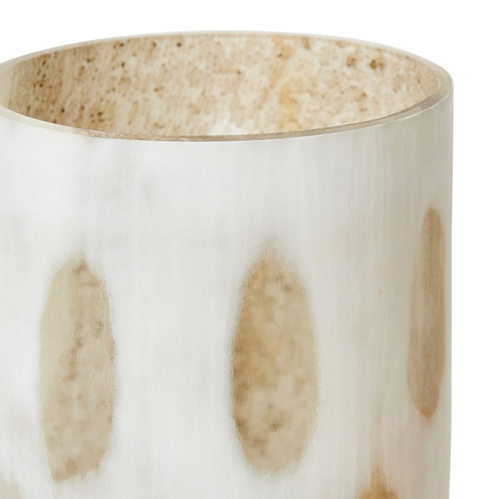 Haruni Vase - Brown/White, 30cm (H)