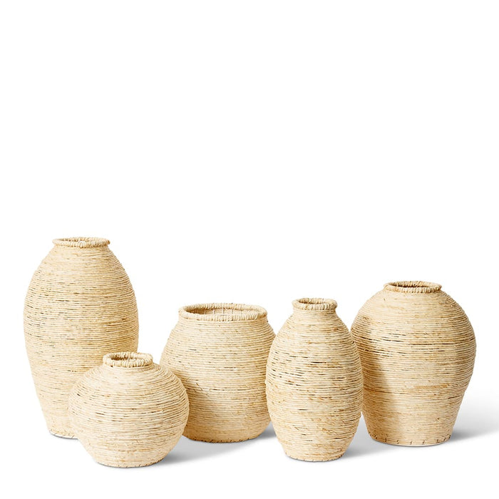 Bomani Tall Round Vessel - Natural, 44cm (H)