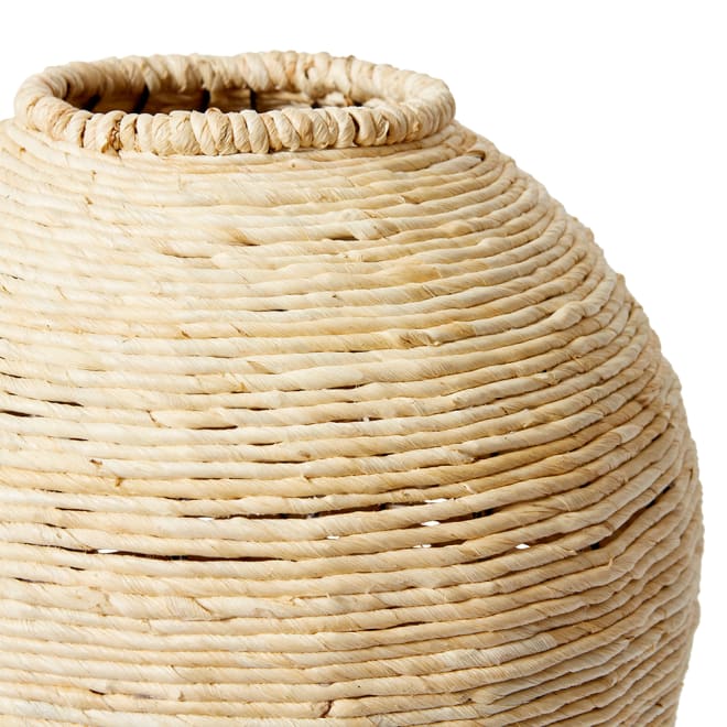 Bomani Tall Round Vessel - Natural, 44cm (H)