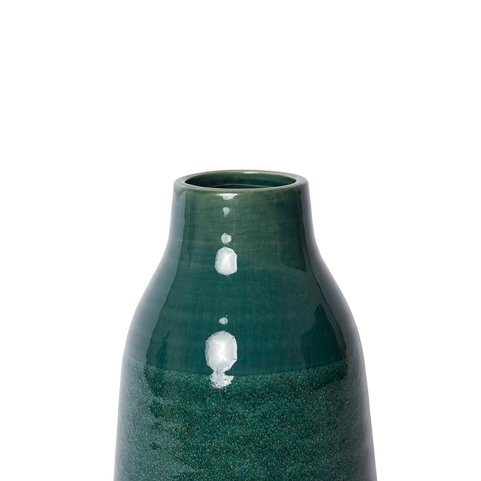 Zara Vase - Green, 28cm (H)