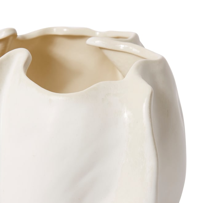 Zilia Bowl - Ivory, 23cm (H)