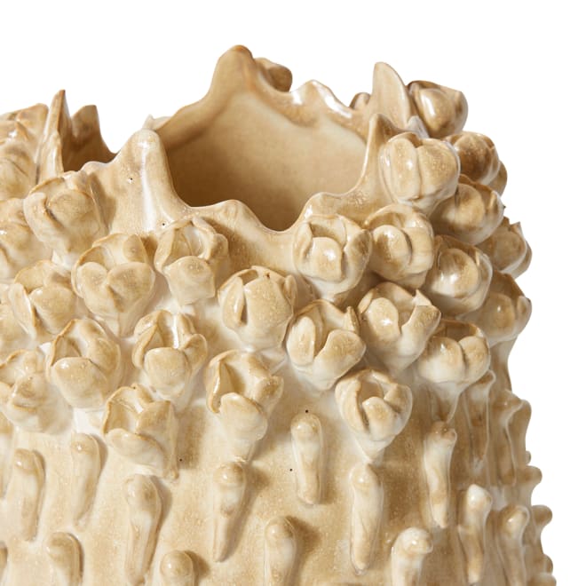 Cordelia Tall Vase - Beige, 39cm (H)