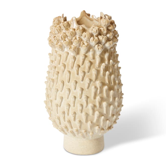 Cordelia Tall Vase - Beige, 39cm (H)