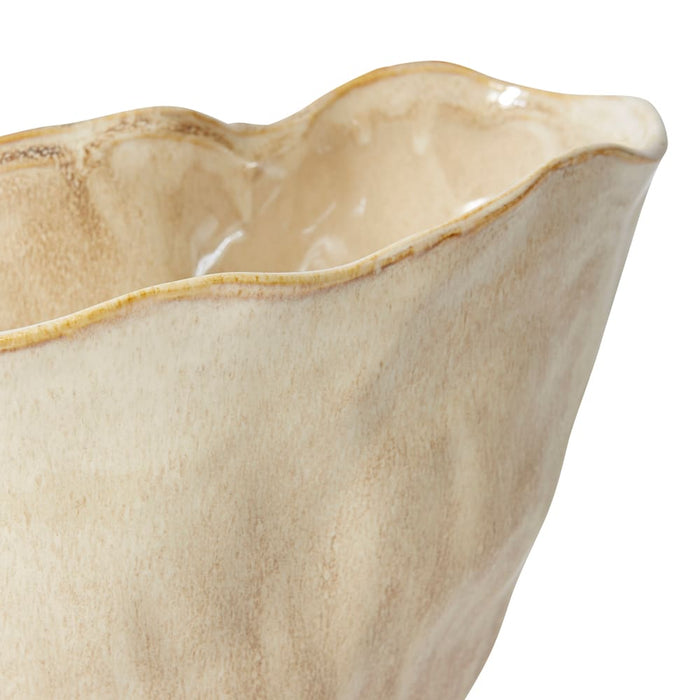 Kerry Vase - Beige, 20cm (H)