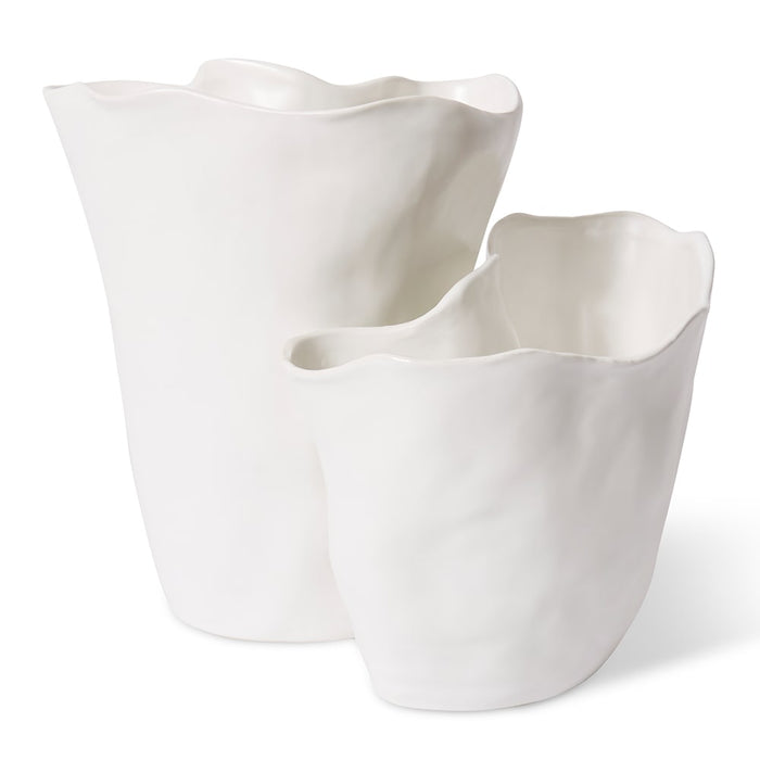 Kerry Tall Vase - White, 28cm (H)