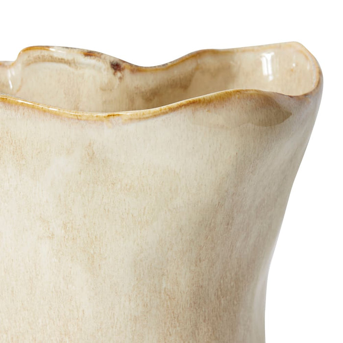 Kerry Tall Vase - Beige, 28cm (H)