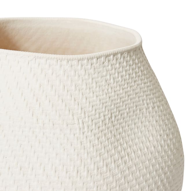Tolani Pot - White, 42cm (H)