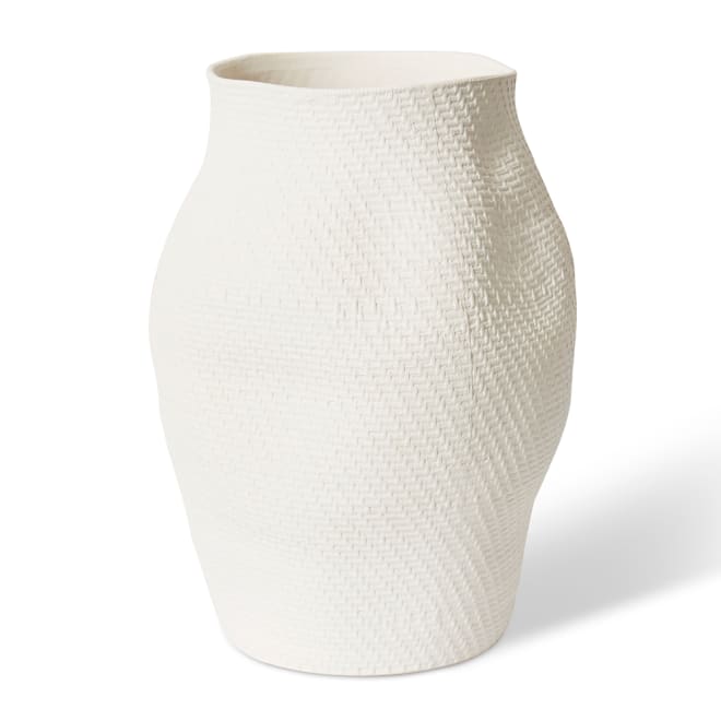Tolani Pot - White, 53cm (H)