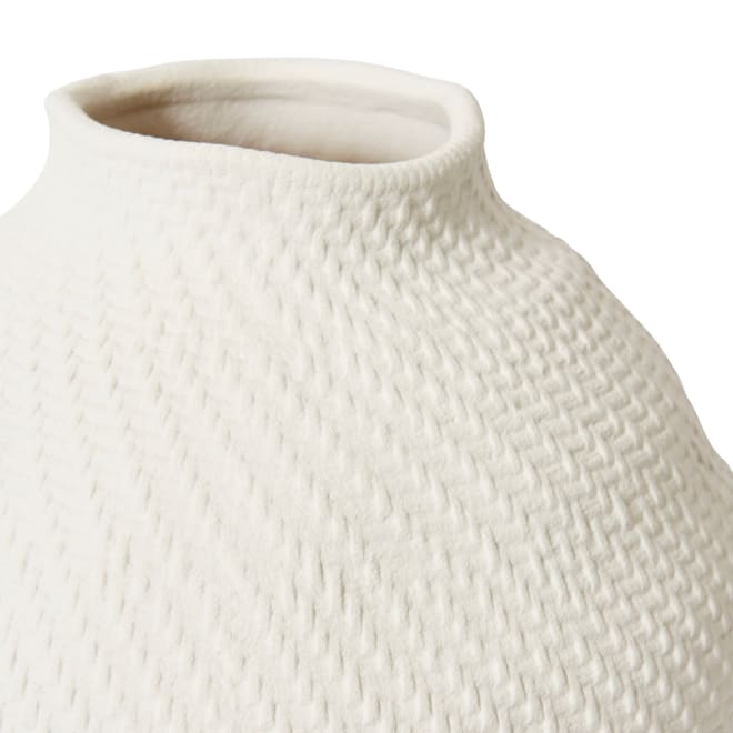 Alieta Vase - White, 31cm (H)