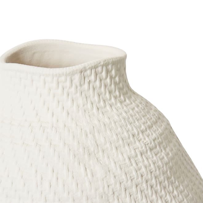 Alieta Vase - White, 47cm (H)