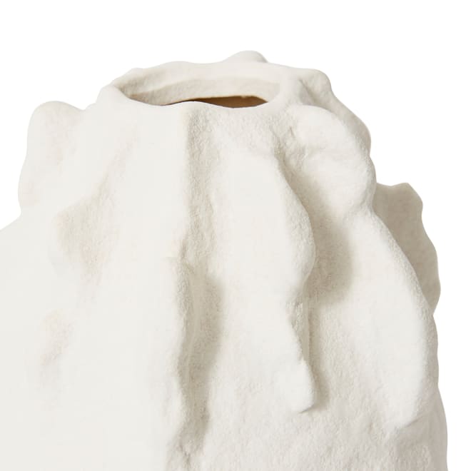 Nokisi Vase - White, 15cm (H)