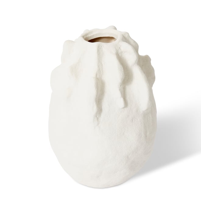 Nokisi Vase - White, 15cm (H)