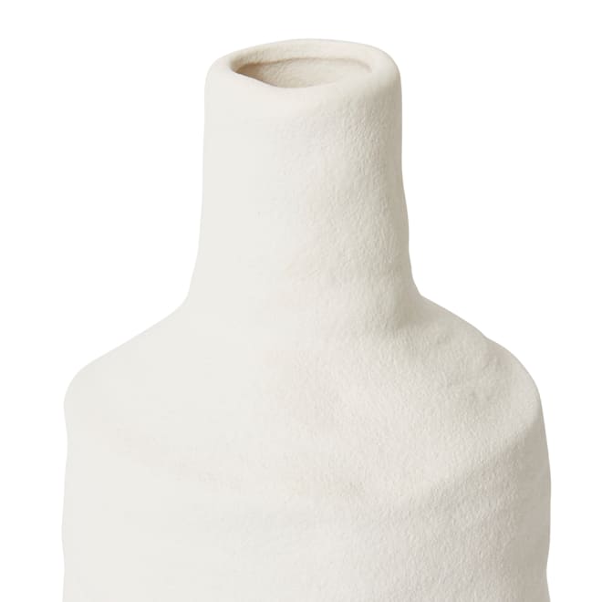 Tamsyn Vase - White, 21cm (H)