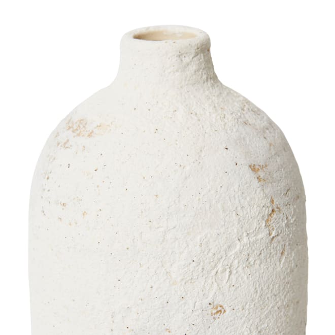 Talia Vase - White, 28cm (H)