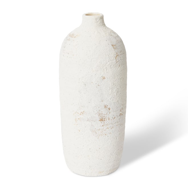 Talia Vase - White, 28cm (H)